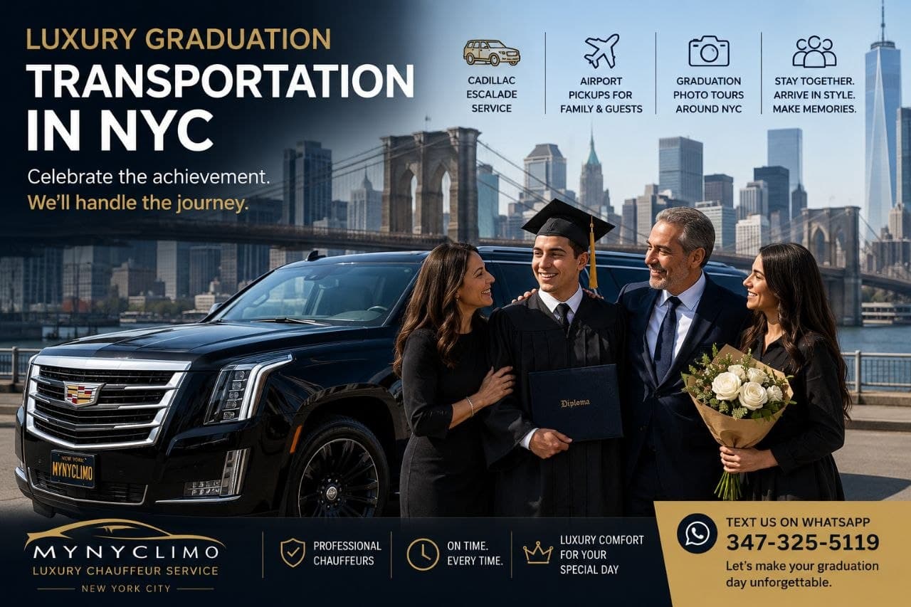 Luxury Graduation Transportation in NYC | The Smartest Way to Celebrate Graduation Day