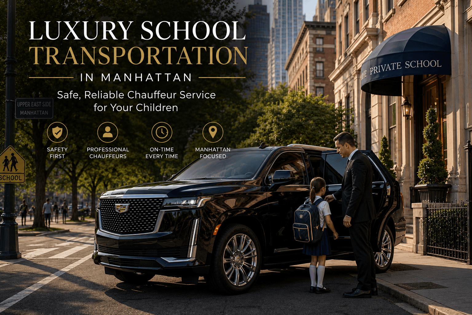 Luxury School Transportation Manhattan | My NYC Limo